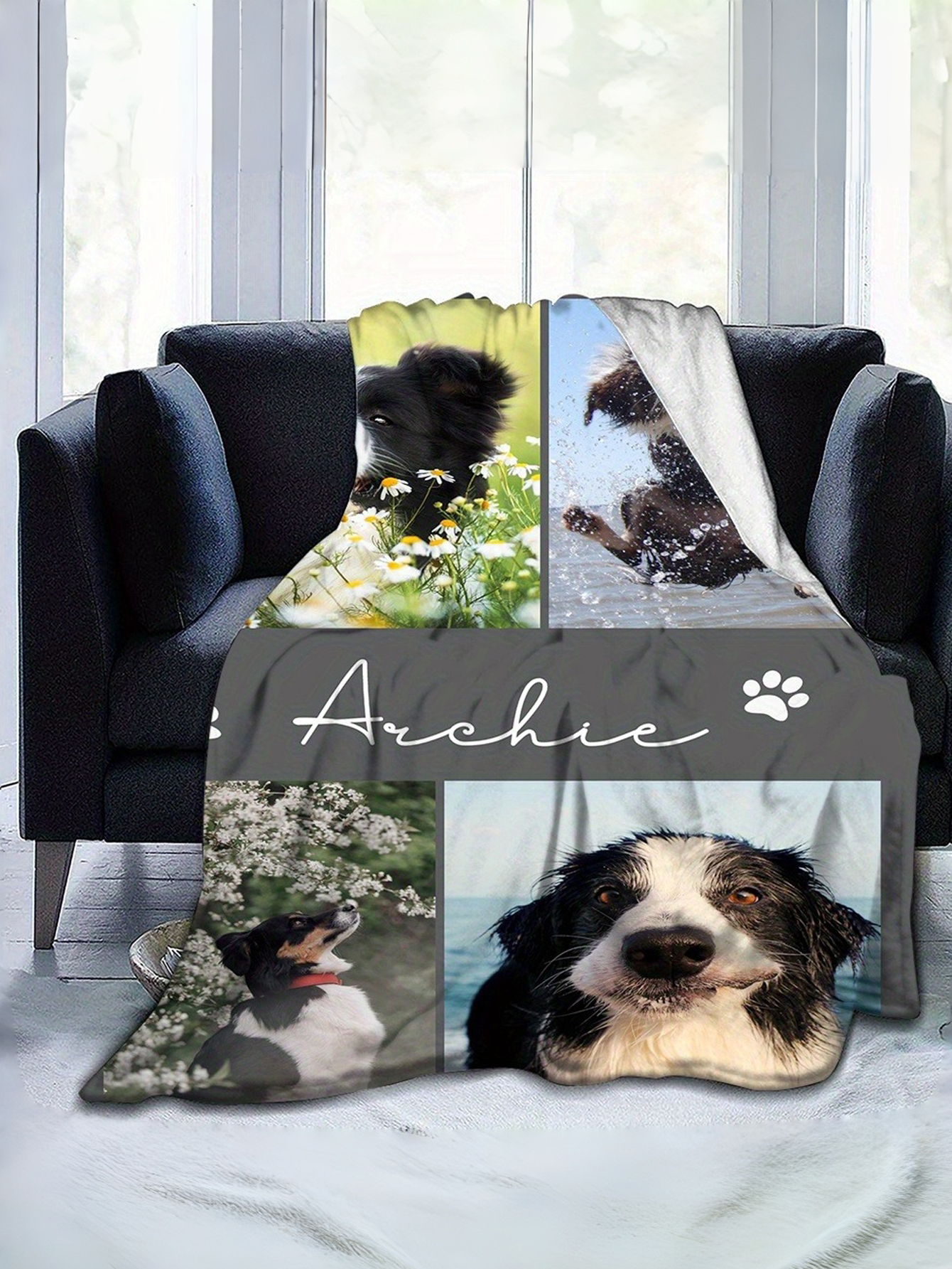 Custom Pet Memory Flannel Blanket